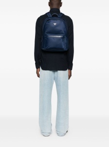 Emporio Armani Logo Nylon Backpack - Img 2