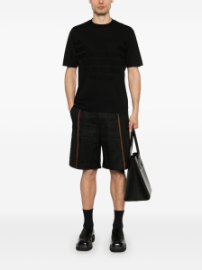 Emporio Armani logo-print cotton T-shirt - Img 3