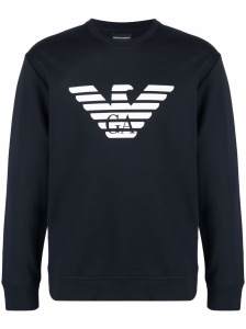 Emporio Armani Modal blend sweatshirt with logo print