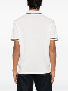 Emporio Armani Piqué polo shirt with piped collar - Img 2