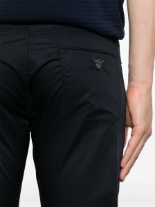 Emporio Armani Slim-fit jeans with logo badge - Img 2