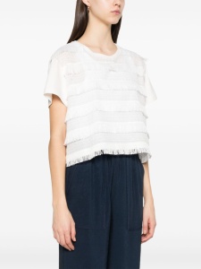 Emporio Armani T-shirt with fringes - Img 2