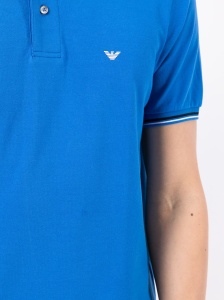 Emporio Armani T-shirts and Polos Blue - Img 3