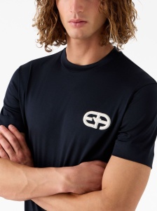 Emporio Armani T-shirts and Polos Blue - Img 3