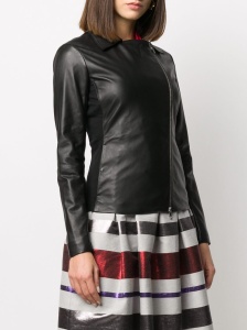 Emporio Armani zipped biker jacket - Img 3