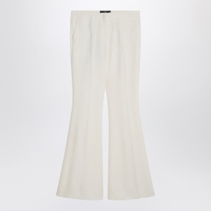 ETRO Flared trousers in ivory viscose