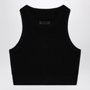 Fear of God Essentials Sporty black honeycomb tank top - Img 2