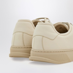 Ferragamo Mascarpone-colored leather sneakers - Img 2