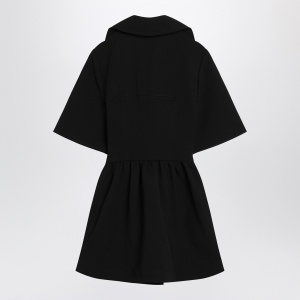 GANNI Black mini dress in crêpe - Img 2