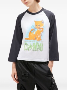 GANNI T-shirts and Polos White - Img 2