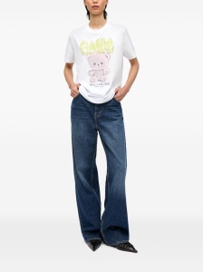 GANNI T-shirts and Polos White - Img 4