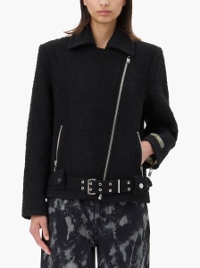 Ganni Textured Boucle Wool Jacket - Img 4