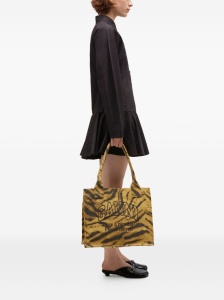 Ganni Zebra Print Large Tote - Img 2