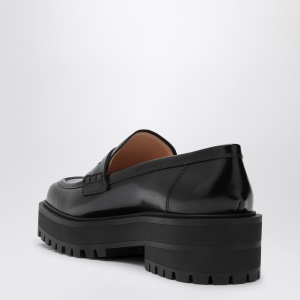 Gianvito Rossi Black leather loafer - Img 2