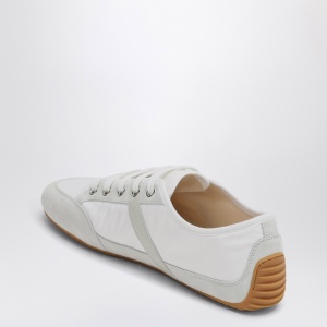 Givenchy White Silm sneakers in nylon and suede - Img 2