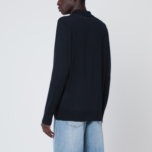 Golden Goose Navy blue wool polo - Img 2