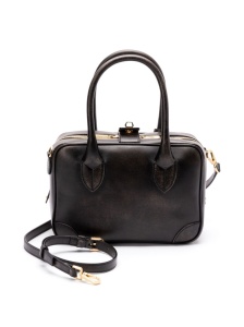 Golden Goose Vita Bag in smooth leather with gold details - Img 3