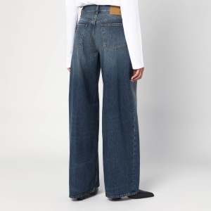HAIKURE Dark blue washed effect jeans - Img 2
