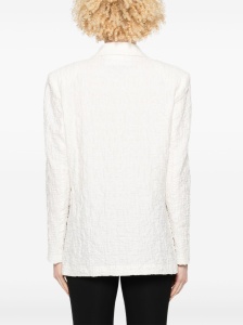 Harris Wharf London crinkled shoulder-pads blazer - Img 3