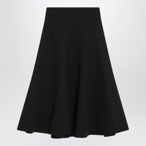 JACQUEMUS Black flared wool skirt - Img 2