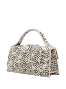 JACQUEMUS Le Bambino snake-print tote bag - Img 2