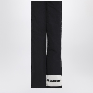 Jil Sander Black padded scarf with logo - Img 2