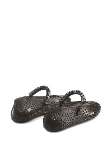 Jimmy Choo The Jelly Ballerina Flats with Crystal Embellishment - Img 2