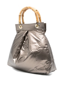La Milanesa Bamboo-handle quilted tote bag - Img 3
