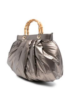 La Milanesa Bamboo-handle quilted tote bag - Img 4