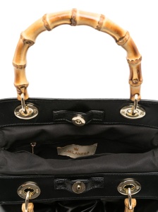 La Milanesa Quilted bamboo-handle tote bag - Img 4