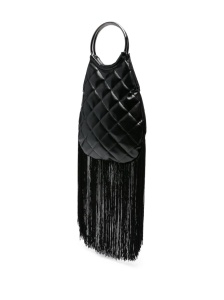 La Milanesa Quilted fringed-bottom clutch - Img 4