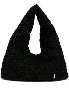 La Milanesa Textured triangular tote bag
