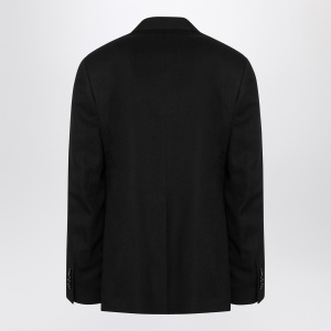 Lardini Black single-breasted jacket in wool blend - Img 2