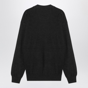 LEMAIRE Charcoal grey wool-blend cardigan - Img 2