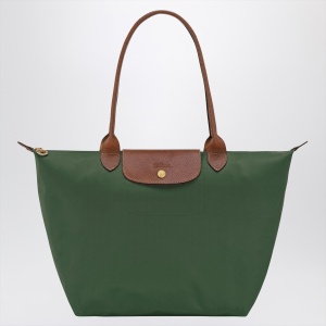 Longchamp Green Le Pliage Original L bag