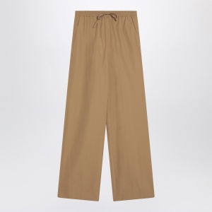 LouLou De Saison Sand-coloured trousers in cotton