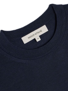 Maison Kitsuné Maison Kitsune W Baby Fox Patch Regular Jumper - Img 2