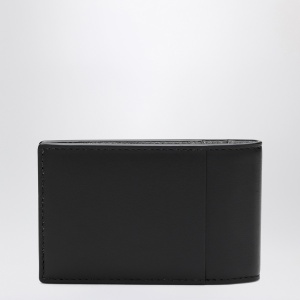 Maison Margiela Black button card holder with logo - Img 2