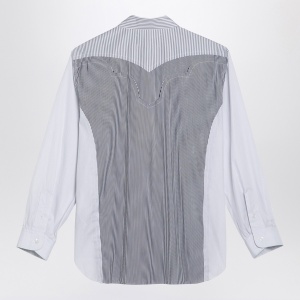 Maison Margiela Striped patchwork shirt - Img 2