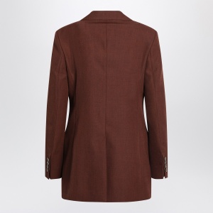 Max Mara Earth-tone jacket in wool grain de poudre - Img 2