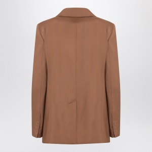 Max Mara Studio Single-breasted jacket in hazelnut colour - Img 2