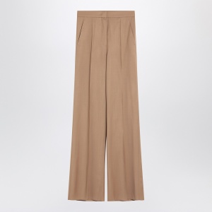 Max Mara Wide beige wool trousers