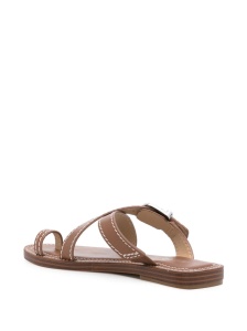MMK Sandals Leather Brown - Img 3