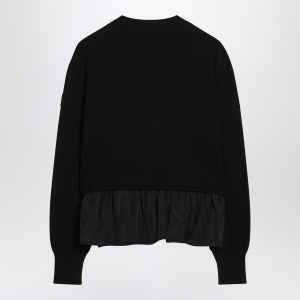 Moncler Black cashmere-blend cardigan - Img 2