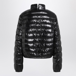 Moncler X Edward Enninful Black shiny nylon down jacket - Img 2