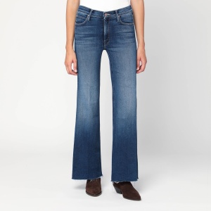 Mother Lil Doozy Fray flared jeans