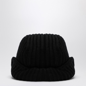 Needles Black wool visor hat - Img 2