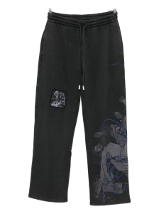 Off White Trousers Black