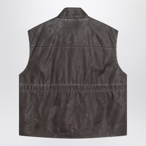 Our Legacy Firm brown vest with vintage effect - Img 2