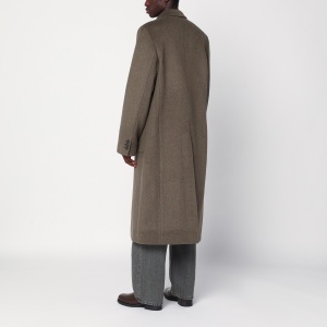 Our Legacy Moss-coloured wool blend coat - Img 2